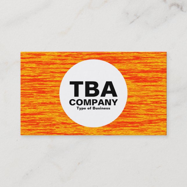 Carte De Visite Cercle - Eau de feu (Devant)