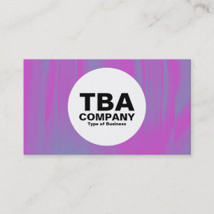 Carte De Visite Cercle - Magenta Cascade