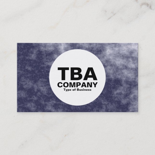 Carte De Visite Cercle - Smokey 02 (Devant)