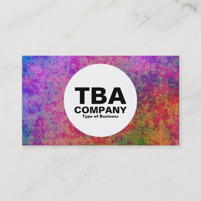 Carte De Visite Cercle - Sous la mer (Devant)