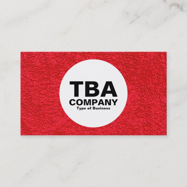 Carte De Visite Cercle - Tapis 01 (Devant)