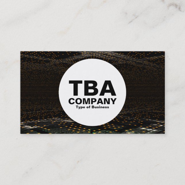 Carte De Visite Cercle - Ville science-fiction (Devant)