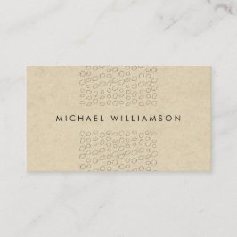 Carte De Visite Cercles de scintillement minimes et modernes du co