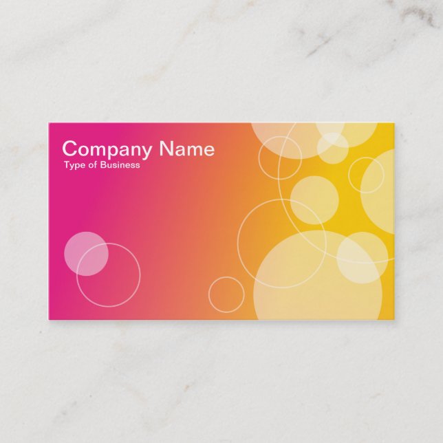 Carte De Visite Cercles et anneaux 01 (Devant)