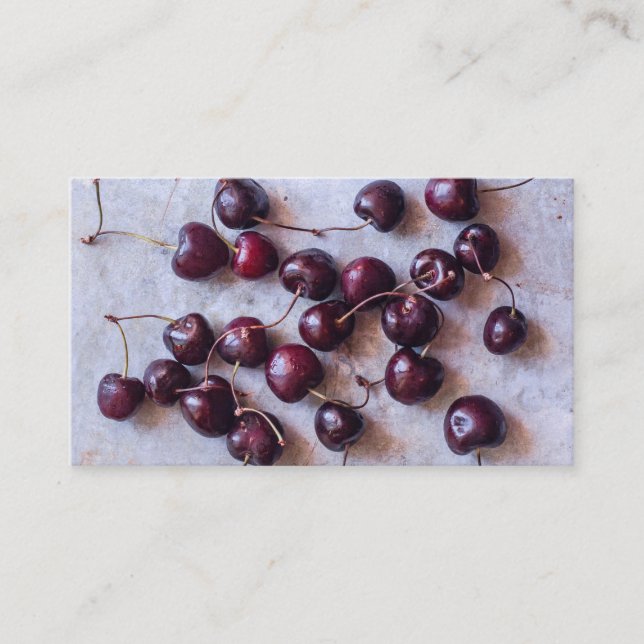 Carte De Visite Cerises (Devant)