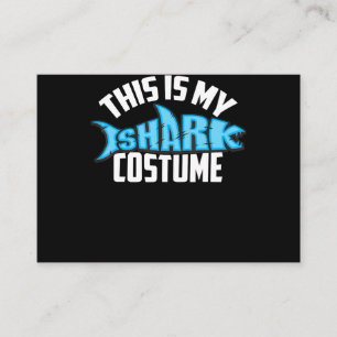 Carte De Visite C'Est Mon Costume De Requin Sea Creatme