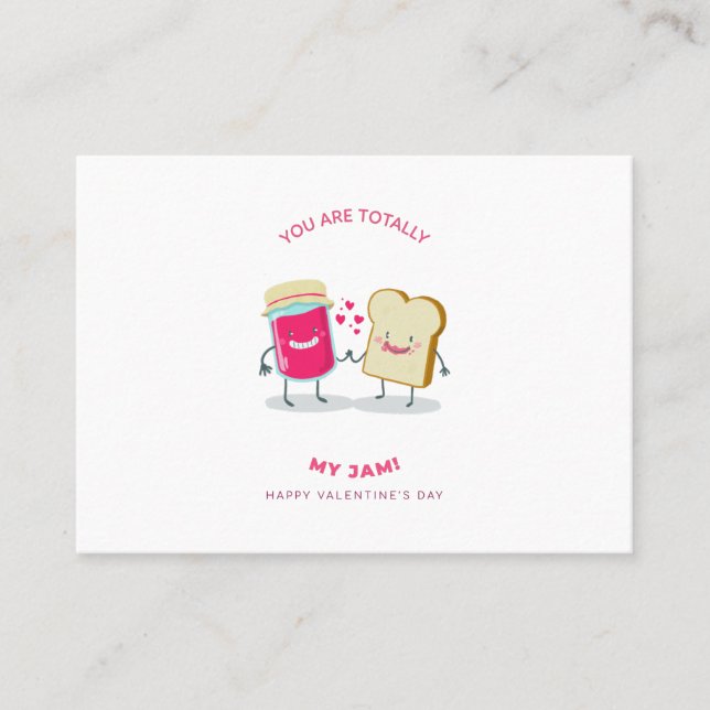 Carte De Visite C'est tout mon bazar pour la Saint-Valentin (Devant)