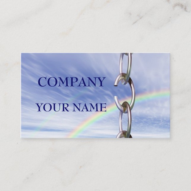 Carte De Visite Chaîne brisée (Devant)