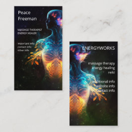 Carte De Visite Chakras | Auras humains | Energy Healer