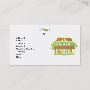 Carte De Visite Chambre assez jaune