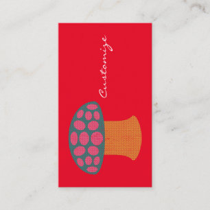 Carte De Visite Champignons Amanita Rouge Thunder_Cove