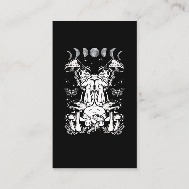 Carte De Visite Champignons Phases esthétiques de la grenouille ma (Devant)