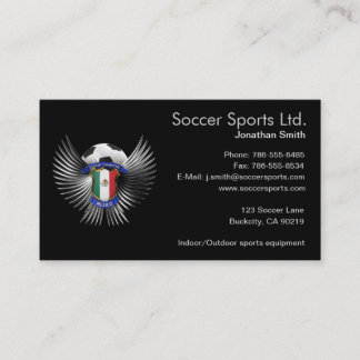 Carte De Visite Champions du football du Mexique