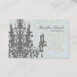 Carte De Visite CHandelier de coco COULEUR/PAPIER/TAILLE OPTIONS-