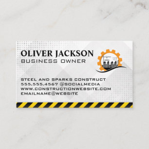 Carte De Visite Chantier de construction   Développement immobilie