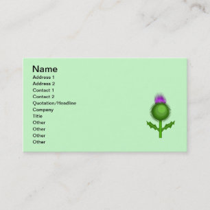 Carte De Visite chardon_Vector_Clipart