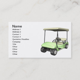 Carte De Visite Chariot de golf