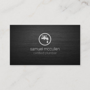 Carte De Visite Chariot de plomberie à fuiter Faucet Home Réparati