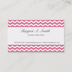 Carte De Visite Charmant, moderne, tendance professionnelle chevro