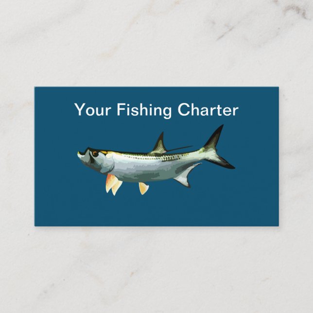 Carte De Visite Charte de la pêche en mer profonde (Devant)