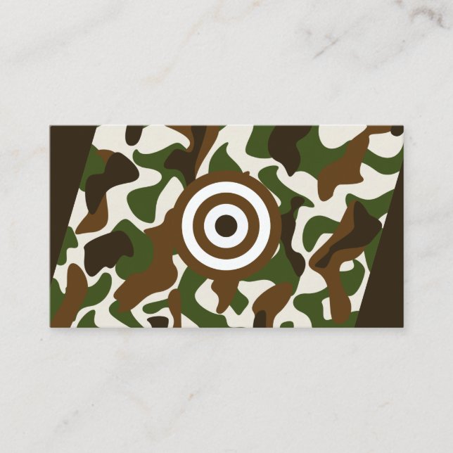 Carte De Visite Chasse Gunsmith Commerce Réparation Fournitures d' (Devant)