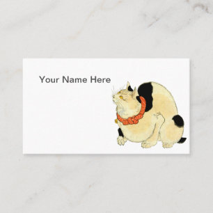 Carte De Visite Chat Bobtail japonais personnalisable
