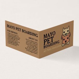 Carte De Visite Chat & Chien, Embarquement pour animaux de compagn