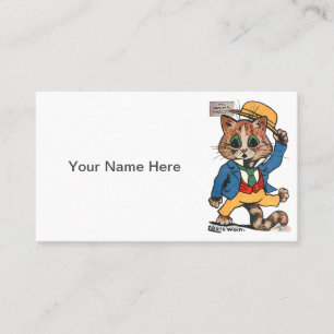 Carte De Visite Chat Funny Personnalisable