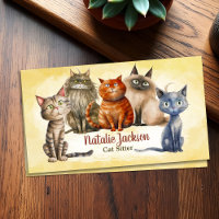 Chat Sitter - Adorable Chats Aquarelle