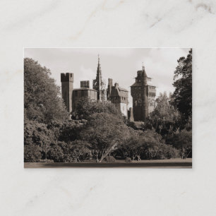 Carte De Visite Château de Cardiff II - Sepia