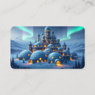 Carte De Visite Château de Foyer d'Hiver Signet