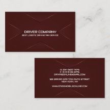 Chauffeur Burgundy élégant