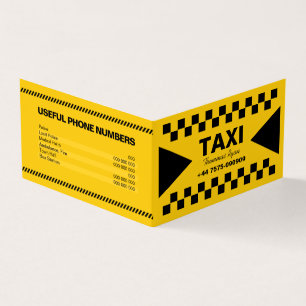 Carte De Visite chauffeur de taxi