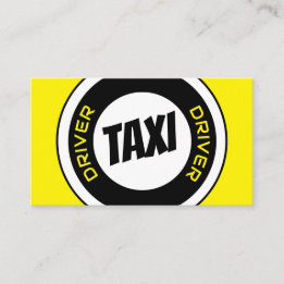 Carte De Visite chauffeur de taxi professionnel chauffeur de taxi