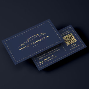 Carte De Visite Chauffeur privé de la direction du transport royal
