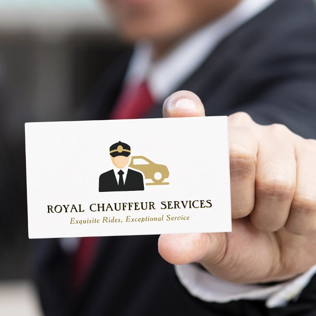 Carte De Visite Chauffeur Professionnel Chauffeur Conducteur Limo (Créateur téléchargé)