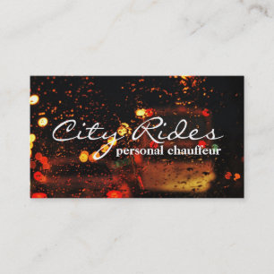 Carte De Visite Chauffeur Taxi Chauffeur Chauffeur Chauffeur Trans