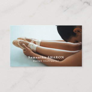 Carte De Visite Chaussures de ballet, Danse Ballerina, Instructeur