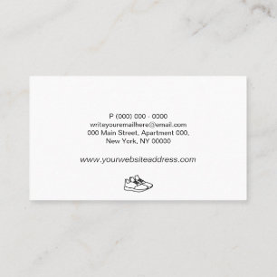 Carte De Visite Chaussures de sport mode baskets tendance
