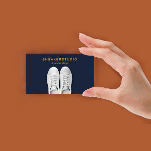 Carte De Visite Chaussures de sport Navy Brown White