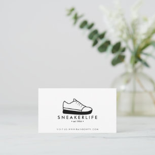 Carte De Visite Chaussures de sport Sneaker dessinées à la main