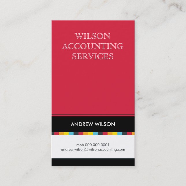 CARTE DE VISITE :: checker 2P (Devant)