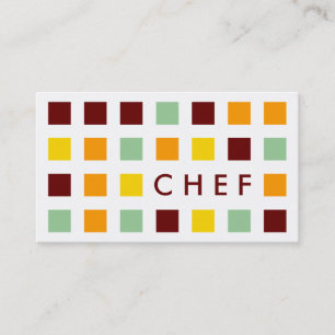 Carte De Visite CHEF (carrés modérés)