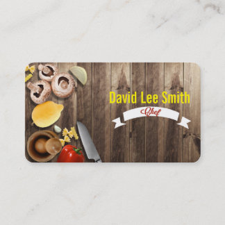 Carte De Visite Chef/Cook service/Cooking Instructeur