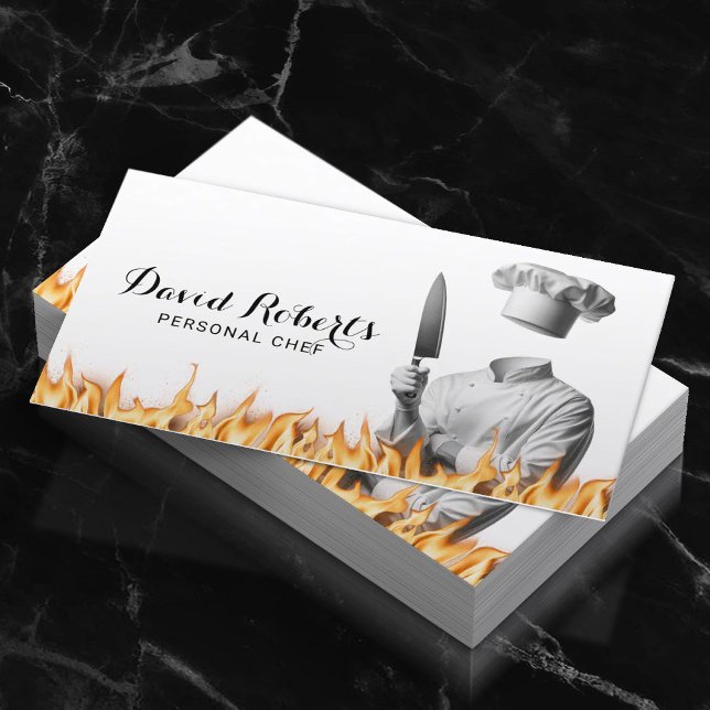 Carte De Visite Chef cuisinier Cuisine (Créateur téléchargé)