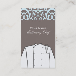 Carte De Visite Chef Cuisinier Personnel Entreprise De Restauratio