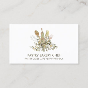 Carte De Visite Chef de boulangerie de style country