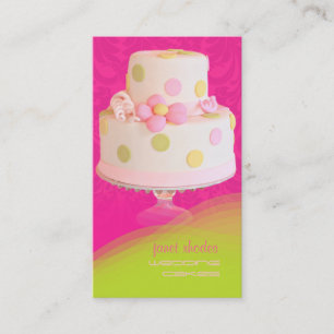 Carte De Visite Chef de pâtisserie de gâteaux de mariage