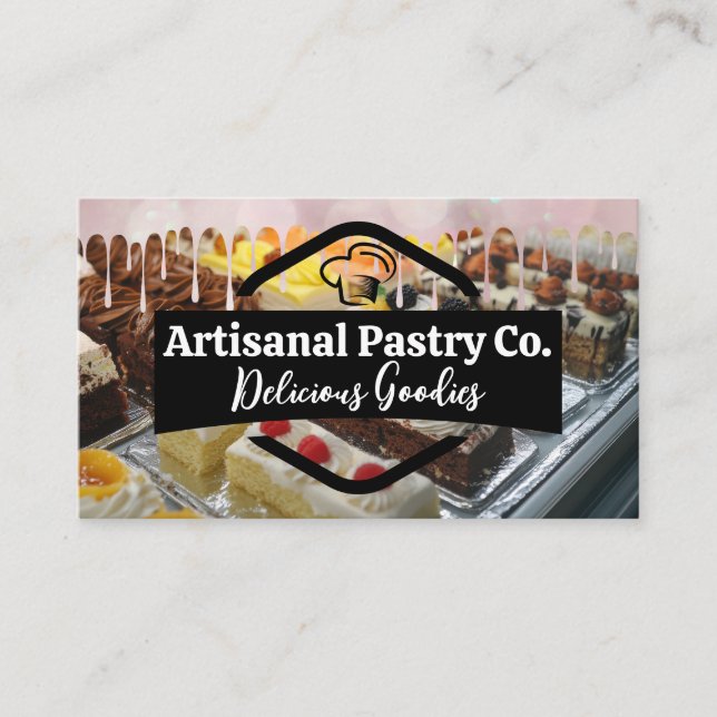 Carte De Visite Chef Hat | Bakery | Pastries (Devant)