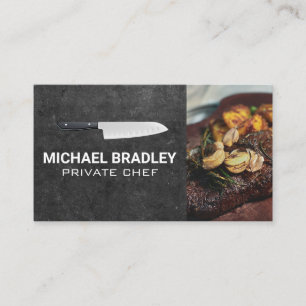 Carte De Visite Chef Knife Steak
